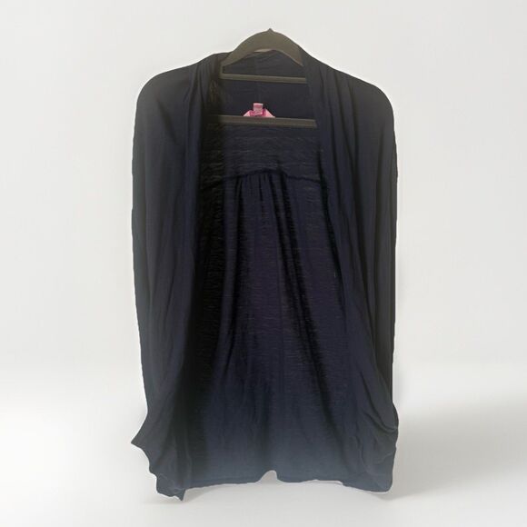 Lilly Pulitzer Cardigan Size XSmall Navy Blue Open Front Lightweight - Picture 1 of 10